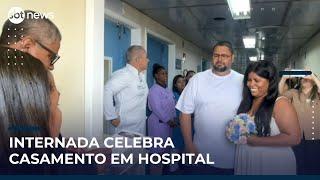Noiva é internada a dois dias do casório e celebra união em hospital | #SBTNews Manhã (20/05/25)