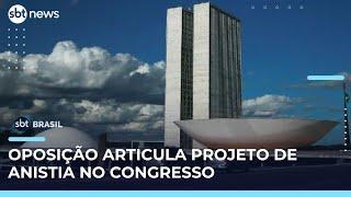 Oposição pressiona por anistia após condenação de Bolsonaro no STF | #SBTBrasil