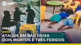 Ataque a bar deixa 2 mortos e 3 feridos; suspeita de disputa entre facções | #PrimeiroImpacto