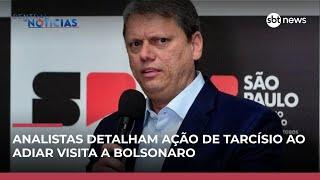 Tarcísio adiar visita a Bolsonaro pode ter algum viés político? veja análise