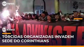 SBT Notícias: Organizadas ocupam sede do Corinthians em protesto contra má administração