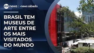 Brasil tem quatro museus entre os 100 mais visitados do mundo | #NewsSábado