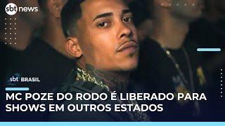 Justiça do RJ libera MC Poze do Rodo para fazer shows em outros estados | #SBTBrasil 