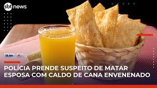 Suspeito de matar esposa com caldo de cana envenenado é preso no ES | Tá na Hora (28/05/25)