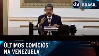 Maduro e González Urrutia encerram campanha eleitoral nesta 5ª feira (25)