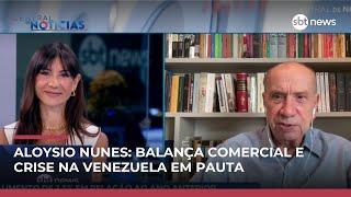 Exclusivo: Aloysio Nunes fala sobre balança comercial e crise na Venezuela