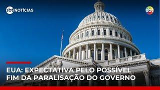 Senado dos EUA aprova projeto que põe fim ao 'shutdown' do governo | #SBTNotícias