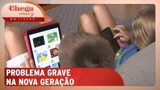 Uso de telas em refeições chega a 60% entre crianças | Chega Mais Notícias (09/10/24)