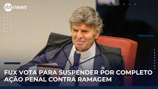 Fux defende suspensão de ação penal contra Ramagem