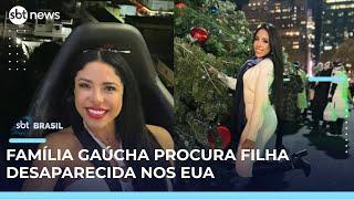 Pais procuram por filha desaparecida nos EUA há quase três meses | SBT Brasil (01/05/25)