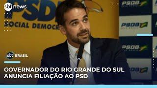 Eduardo Leite deixa tucanos e se filia ao PSD apostando em presidência | SBT Brasil (09/05/25)