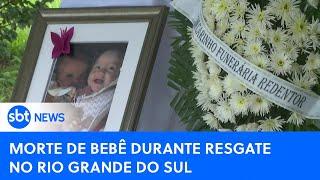 Bebê morre após cair de barco durante resgate no Rio Grande do Sul | #SBTNewsnaTV (17/05/24)