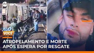 Denúncia de negligência: motoboy morre após esperar resgate no chão | #AloVoce