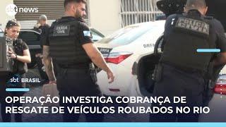 Polícia do RJ mira cobrança de resgate para devolver veículos roubados | SBT Brasil (23/05/25)
