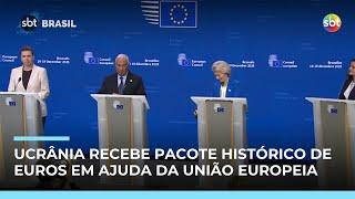 UE aprova empréstimo de 90 bilhões de euros para apoiar Ucrânia
