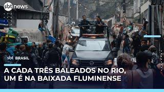 Baixada Fluminense registrou 28 mortos e 17 feridos por tiros em apenas um mês | #SBTBrasil 