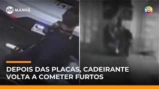 Cadeirante é preso pela terceira vez em um mês após série de furtos em Fortaleza | #SBTManhã