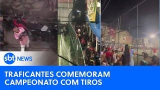 Polícia do Rio investiga traficantes por comemoração com tiros de fuzil | #SBTNewsnaTV (14/05/24)