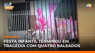 Criança de 2 anos e três adultos são baleados durante festa infantil em Curitiba (PR) | #AloVoce
