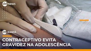 Método contraceptivo ajuda a reduzir gravidez na adolescência no litoral de SP | #SBTManhã
