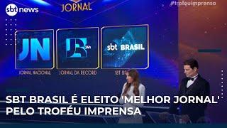 SBT Brasil é eleito 'Melhor Jornal' pelo Troféu Imprensa