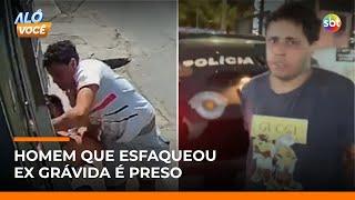 Preso homem que esfaqueou ex-namorada grávida na zona sul de SP | #AloVoce