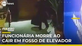 Funcionária morre ao cair no fosso de elevador em clube de poker em SP | #PrimeiroImpacto
