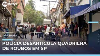 Operação prende integrantes de quadrilha especializada em roubo e receptação em SP e DF | #SBTBrasil