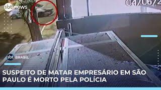 Polícia mata suspeito de participar de latrocínio de empresário em SP | SBT Brasil (06/06/25)