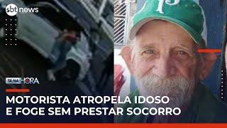 Idoso é atropelado e motorista foge sem prestar socorro, em Jaçanã (SP) | Tá na Hora (07/05/25)