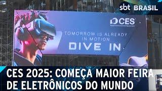 CES 2025: Começa nos EUA a maior feira de eletrônicos do mundo | SBT Brasil (07/01/25)