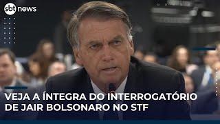 Trama golpista: veja a íntegra do interrogatório de Jair Bolsonaro no STF
