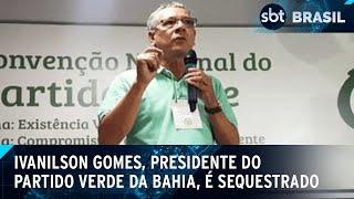 Presidente do PV da Bahia é sequestrado por armados na sede do partido | SBT Brasil (15/03/25)