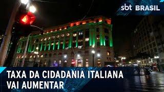 Cidadania italiana deve ficar mais cara em 2025 | SBT Brasil (26/12/2024)