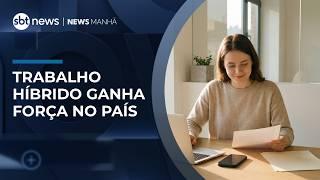 Trabalho híbrido ganha espaço e muda relações profissionais | #NewsManhã