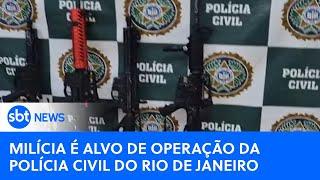 Milícia em Bangu é alvo de operação da Polícia Civil do Rio de Janeiro