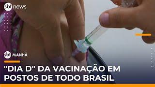 “Dia D” da multivacinação acontece neste sábado (18) em todo o país | #SBTManha