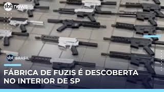 PF descobre fábrica de fuzis ligada ao crime organizado no interior de SP | #SBTBrasil 
