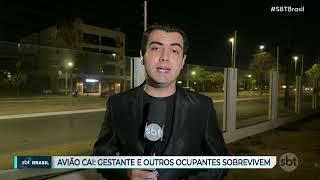Avião de pequeno porte cai em Guarantã do Norte (MT); todos sobrevivem | #SBTBrasil 