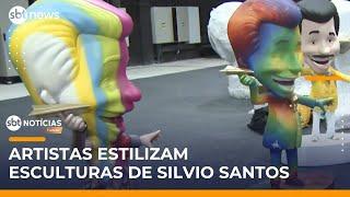“Caravana do Silvinho” homenageia Silvio Santos com arte em SP | #SBTNotícias