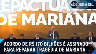 Lula assina novo acordo de Mariana e critica falta de prevenção | SBT Brasil (25/10/24)