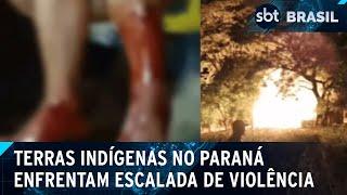 Quatro indígenas Avá-Guarani são baleados em ataque no Paraná  | SBT Brasil (04/01/25)Quatro indígenas Avá-Guarani são baleados em ataque no Paraná  | SBT Brasil (04/01/25)