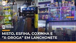 Lanchonete era usada como ponto de venda para tráfico de drogas | #SBTManhã