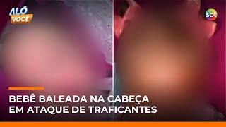 Bebê é baleada na cabeça durante ataque a carro da família na Baixada Fluminense | #AloVoce