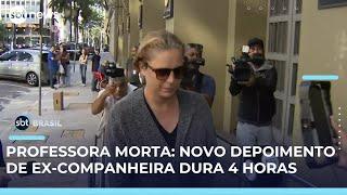 Ex-companheira de professora encontrada morta presta novo depoimento | SBT Brasil (02/05/25)