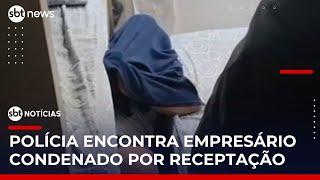 Foragido se esconde embaixo de cama do filho para fugir da polícia | #SBTNotícias