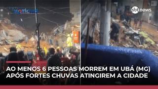 Prefeito de Ubá (MG) lamente mortes na cidade e projeta atendimento após chuvas | #RadarNews