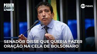 Sem autorização, Magno Malta tenta entrar na cela de Bolsonaro e é barrado | #PoderExpresso