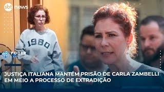 Justiça italiana mantém prisão de Carla Zambelli em meio a processo de extradição 