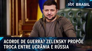 Zelensky diz estar disposto a trocar territórios com a Rússia | SBT Brasil (11/02/25)